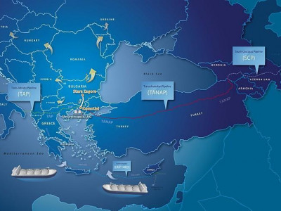 Почав працювати газовий інтерконектор, що постачає газ з Азербайджану в Європу