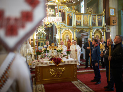 Руслан Марцінків привітав громаду церкви у Микитинцях з храмовим святом
