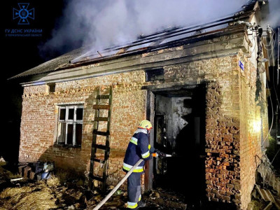 За добу на Тернопільщині горіли два будинки