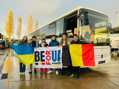Шестеро бельгійських підлітків придбали автобус для школи на Київщині