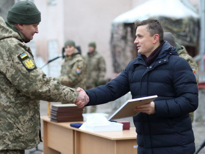 На Тернопільщині привітали військових з нагоди Дня збройних сил України