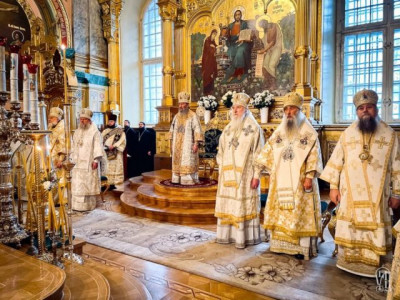 Митрополит УПЦ МП Онуфрій відслужив можливо останню службу в Почаївській лаврі