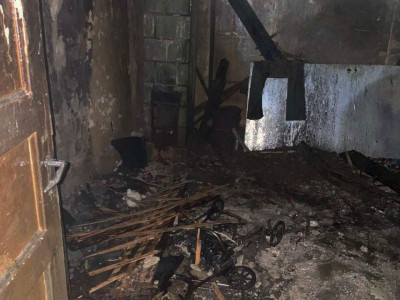 В Ужгороді на вулиці Артилерійській під час пожежі в житловому будинку травмувався чоловік