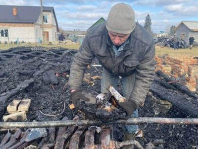 На Волині розбирають згарище храму ПЦУ: що каже священик та громада