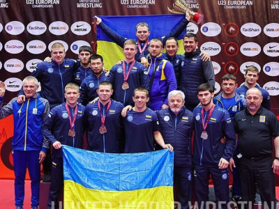 Україна посіла 2-ге місце у медальному заліку молодіжного ЧЄ з боротьби