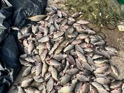 З водойм вилучили близько 3 кілометрів сіток
