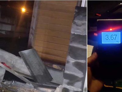 Алкоголь перевищував норму у 18 разів: у Львові п’яний водій без прав врізався в огорожу