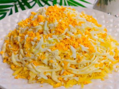 Салат “Білочка” усього із 3-х інгредієнтів: простий рецепт, але такий смачний результат