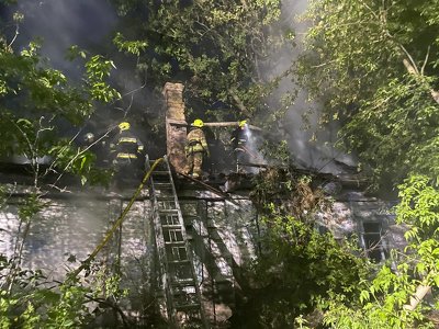 Поблизу Рівного згорів покинутий будинок