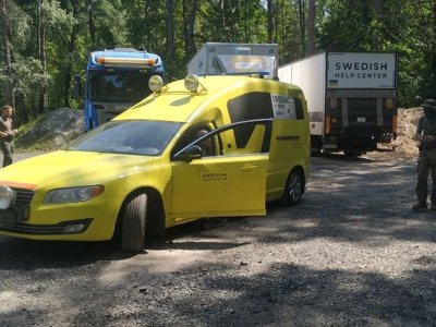 Шведські благодійники на Волині передали допомогу військовим
