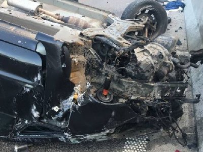 На Київщині сталася ДТП за участі Mitsubishi (фото)