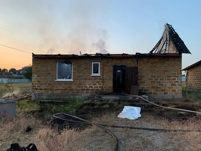 На Київщині під час пожежі в будинку згоріла 50-річна жінка