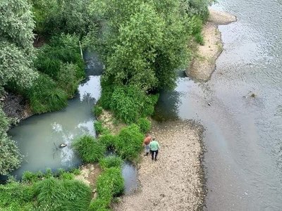 В Ужгороді працівники ДЕІ Закарпаття виявили забруднення річки Уж