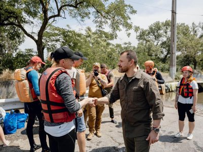 На Херсонщині підтоплені 29 населених пунктів, евакуйовані понад півтори тисячі людей - МВС