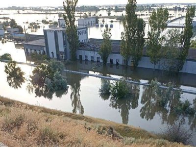 Затоплений єдиний в Україні державний осетровий завод