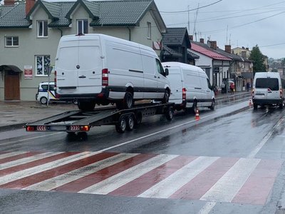 У Мостиськах мікроавтобус збив дитину