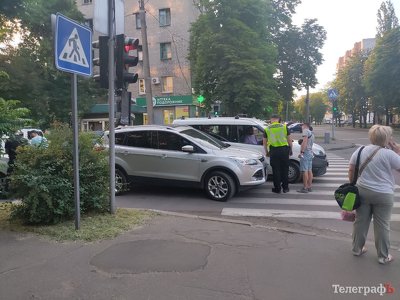 У центрі Кременчука не розминулися автівки