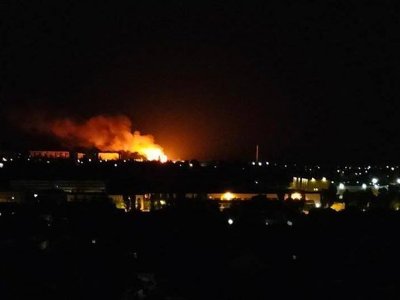 На Бєлгородщині “вночі багато стріляли”: є руйнування та пожежі (ФОТО)
