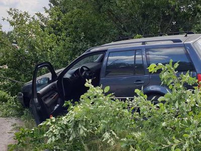 Під Бердичевом сталась цікава ДТП: на гірку, з гірки, і в яблуню
