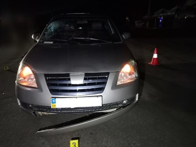 На Сумщині двоє пішоходів перебігали дорогу та потрапили під автомобіль (ФОТО)