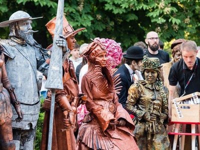 Ходулісти з Рівного виступили на міжнародному фестивалі у Польщі