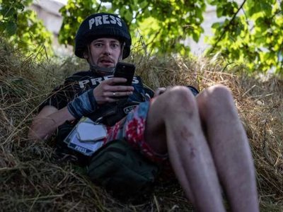 «Стовп води піднявся на десятки метрів», – фотожурналіст розповів про обстріл під час евакуації