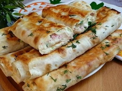 Ситні, дуже смачні та соковиті рулети з лаваша