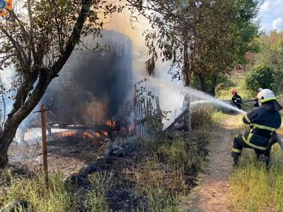 Надзвичайники Павлоградського району ліквідували пожежу у дачному будинку