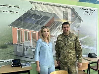 Директорка Залужанського ліцею з робочим візитом відвідала Тернопільський військовий коледж