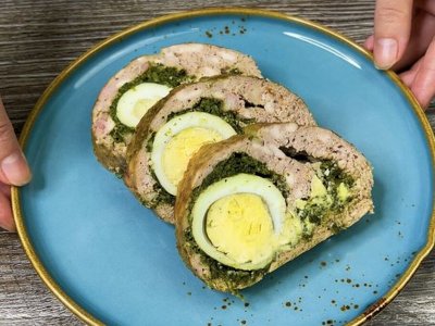 Дуже смачний, оригінальний та красивий закусочний рулет