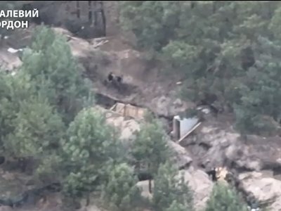 На Харківщині знищили росіян, які зводили опорний пункт (відео)