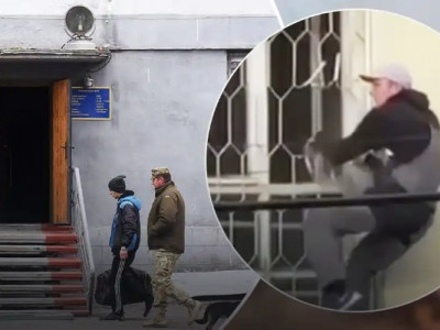 У Мукачеві чоловік через вікно другого поверху втік з військомату (ВІДЕО)
