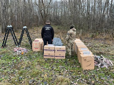 На Буковині прикордонники виявили партію тютюнових виробів на майже 2 млн грн