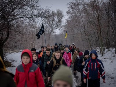 Ювілейний зимовий похід імені Юрія Горліс-Горського в Холодному Яру від ГО «Поклик Яру»