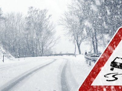Поліцейські просять бути обережними на дорогах під час ожеледиці