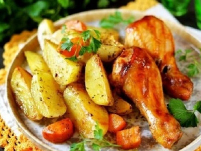 Курка з овочами в духовці - 6 смачних рецептів