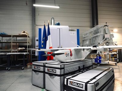 Франція замовляє у Delair 100 безпілотників для України