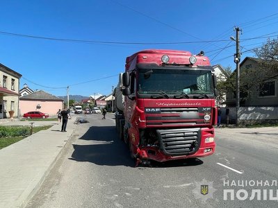 Поліція Хустщини розслідує ДТП у Горінчові, внаслідок якої загинув мотоцикліст