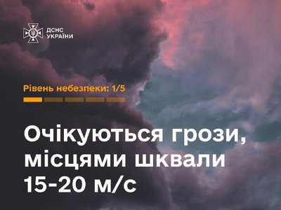 В Україні очікуються грози ⚡️ Найближчим часом і до кінця доби 15 квітня очікуют…