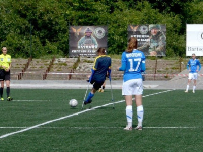 Українці підтримали збірну України серед гравчинь з ампутацією кінцівок