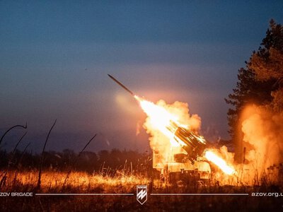 Бойове завдання розрахунку РСЗВ Град 12-ї бригади Азов. Відео