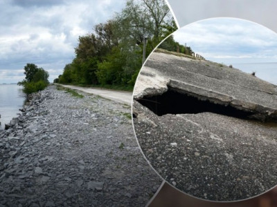 На Кременчуцькому водосховищі руйнується дамба - в чому причина?