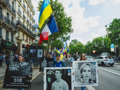 У Парижі вшанували пам’ять українських спортсменів, які загинули під час російського вторгнення в Україну