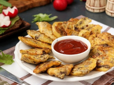 Куряча печінка у клярі