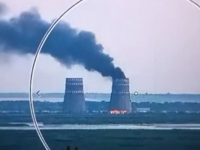 Пожежа на Запорізькій АЕС: російські окупанти виступили з заявою
