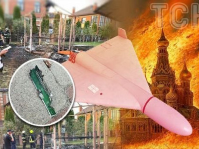У Києві уламки дронів впали на житловий будинок та дитячий садок