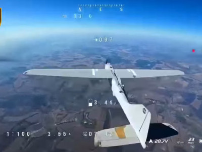 Над Харківщиною збили російський БПЛА на висоті понад 3600 метрів (Відео)