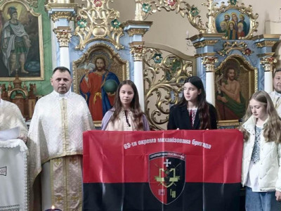 Подяка від військових для парафії церкви Різдва Христового та Галицького УМХ