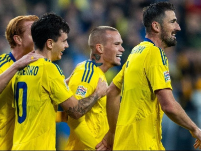Шикарний гол Мудрика приніс Україні тяжку перемогу над Грузією: відеоогляди матчів Ліги націй