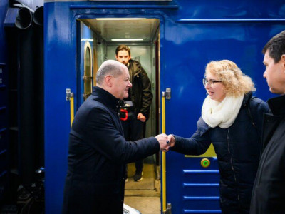 Олаф Шольц вперше за два з половиною роки прибув до Києва